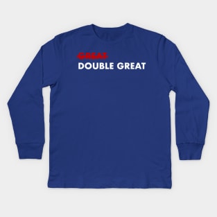 Patriot TV Show Double Great Kids Long Sleeve T-Shirt